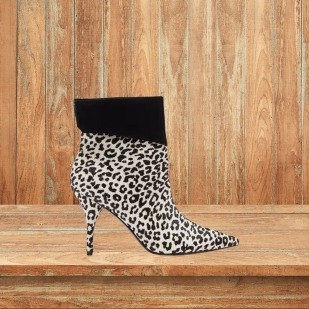 Marc Fisher Pointed Toe Genuine Calf Hair Bootie